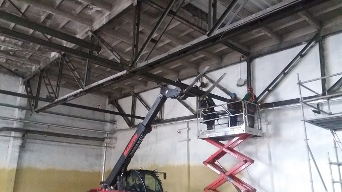 demontaz stezen stalowych